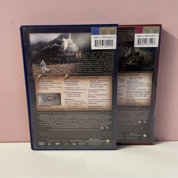 The Lord of the Rings: The Two Towers & The Return of the King DVD - Picture 2 of 10